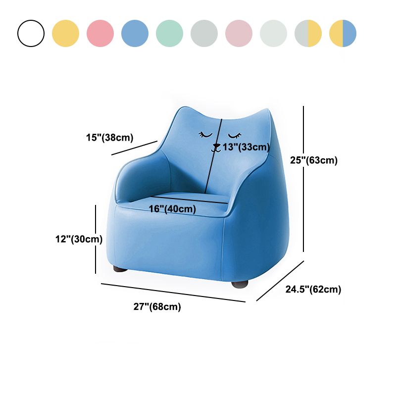 PU Chair Arms Included Basic Four Legs Chair for Living Room Clearhalo 'Accent Chairs' 'accent_chairs' 'Chairs & Seating' 'furn' 'furn_accent_chairs' 'Furniture' 'furniture_accent_chairs' 'Living Room Furniture' 1200x1200_84271e25-57da-4d51-8d4a-185cb2b53086