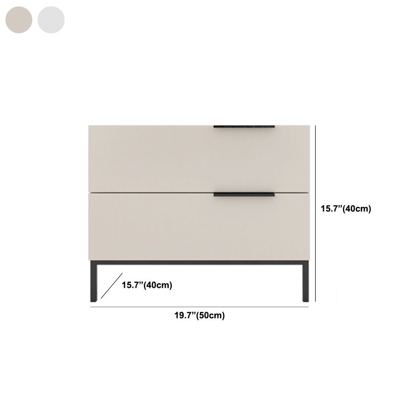 Contemporary Night Table Faux Wood Bedside Cabinet with Drawers Clearhalo 'Bedroom Furniture' 'furn' 'furn_night_stand' 'Furniture' 'night_stand' 'Nightstands' 1200x1200_84275939-9998-4e35-b140-05165958a4ba