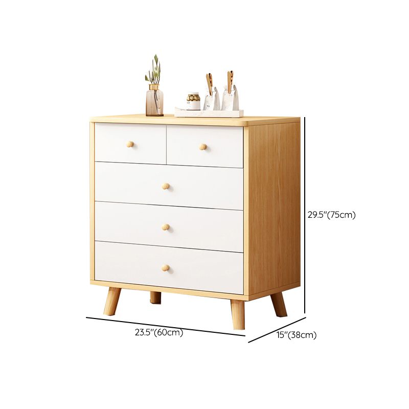 Minimalist Wooden Accent Cabinet Bar Pulls Handle Design Storage Cabinet