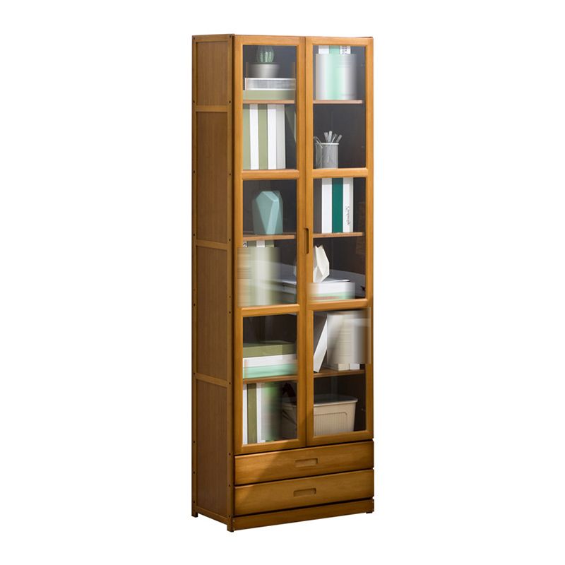 Modern Standard Bookcase Closed Back Bookcase with Drawer Storage Clearhalo 'Bookcases' 'furn' 'furn_bookcases' 'Furniture' 'furniture_bookcases' 'kitchen' 'kitchen_bookcases' 'Living Room Furniture' 'Office Furniture' 1200x1200_842d0faa-70e1-415f-bad0-775eb3460c64
