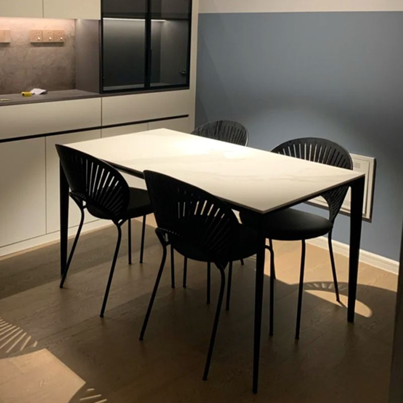 Sintered Stone Home Dining Table Modern Rectangle Dining Room Table