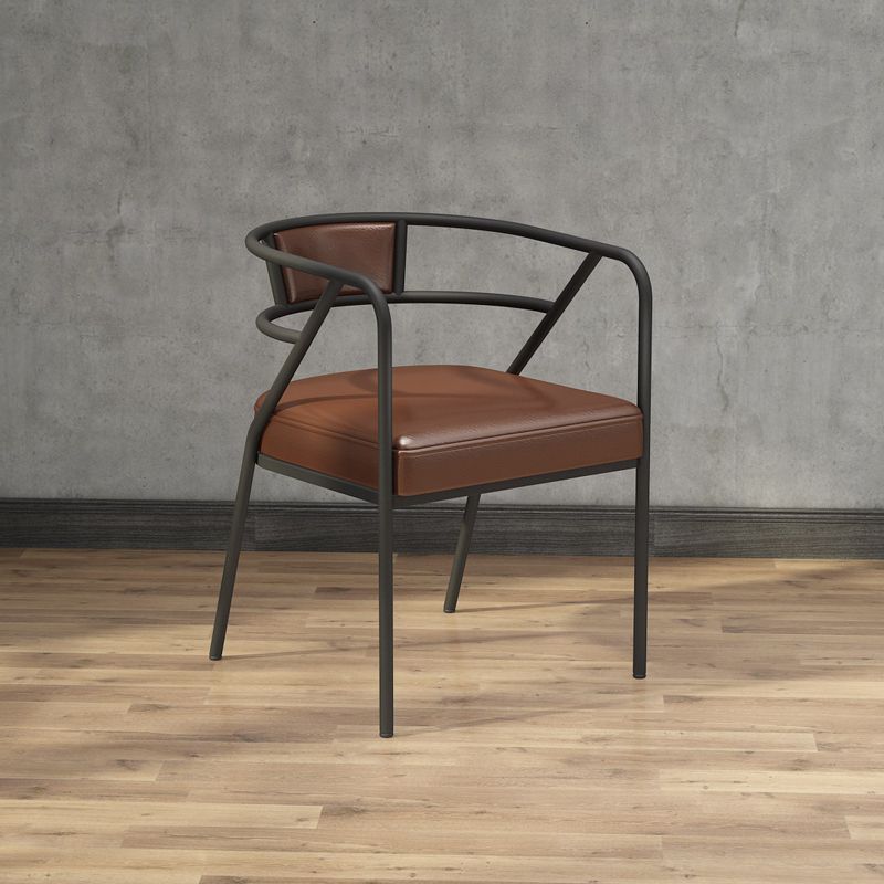 Glam Style Dining Chair Open Back Indoor Side Chair (Set of 2) Clearhalo 'Dining Chairs' 'Dining Tables & Seating' 'dining_chair' 'furn' 'furn_dining_chair' 'Furniture' 'furniture_dining_chair' 'Kitchen & Dining Furniture' 1200x1200_84306f41-072b-4761-9843-a028d3c82aab