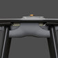 Round Extendable Stone Dining Site Table Contemporary 51.2'' Dinette Table Clearhalo ' dining_table' 'Dining Tables & Seating' 'Dining Tables' 'furn' 'furn_dining_table' 'Furniture' 'furniture_dining_table' 'Kitchen & Dining Furniture' 'kitchen&dining_furn' 'kitchen' 'kitchen_dining_table' 1200x1200_8431b302-f169-41e3-ac3c-f2a545feb647