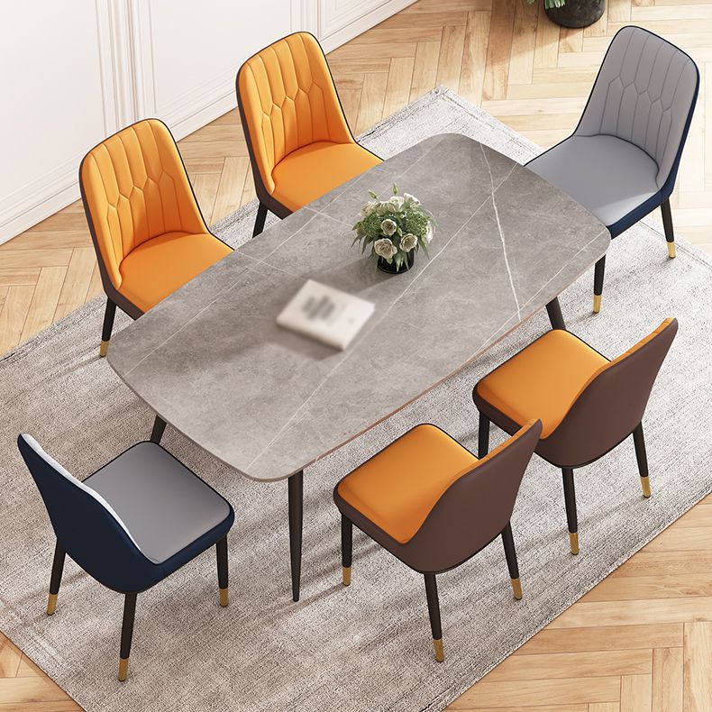 Metal Contemporary Modern Indoor-Outdoor Side Chair Parsons Chair Clearhalo 'Dining Chairs' 'Dining Tables & Seating' 'dining_chair' 'furn' 'furn_dining_chair' 'Furniture' 'furniture_dining_chair' 'Kitchen & Dining Furniture' 1200x1200_84342d41-db11-4b0d-bcf1-f556cd4c4a81