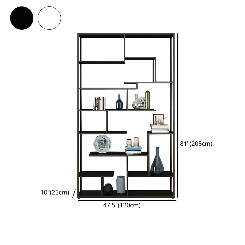 Metal Open Etagere Bookshelf Vertical Urban Bookcase for Living Room Clearhalo 'Bookcases' 'furn' 'furn_bookcases' 'Furniture' 'furniture_bookcases' 'Office Furniture' 1200x1200_8435329f-1407-42a6-88ec-64f6e79fc7fe