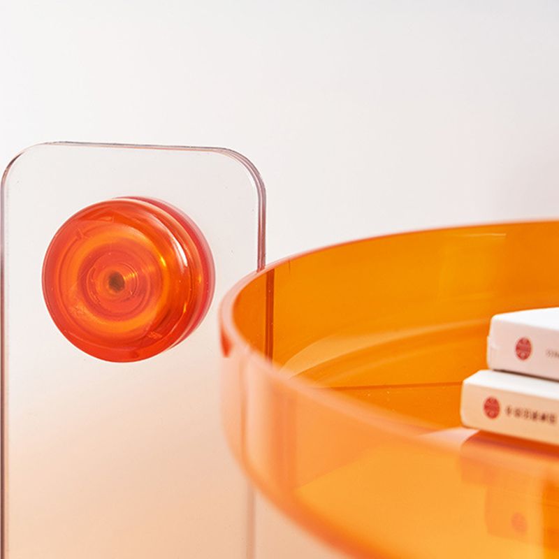 Moderner Acryl -runder Beistelltisch mit Casters Tably Top 2 - Tier End Table Set