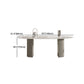 Contemporary 1/2/5/7 Pieces Dining Room Table Set Oval Shape Dining Table Set with Chair Clearhalo 'Dining Room Sets' 'Dining Tables & Seating' 'dining_room_set' 'furn' 'furn_dining_room_set' 'Furniture' 'furniture_dining_room_set' 'Kitchen & Dining Furniture' 'kitchen&dining_furn' 'kitchen' 1200x1200_843aec21-4a1c-44e8-bb65-0d059737fc6c
