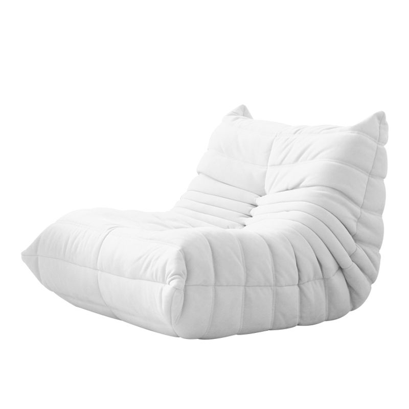 Skandinavischer 41,7 "Weitfarbs -Wildlederschwamm Armless Chair