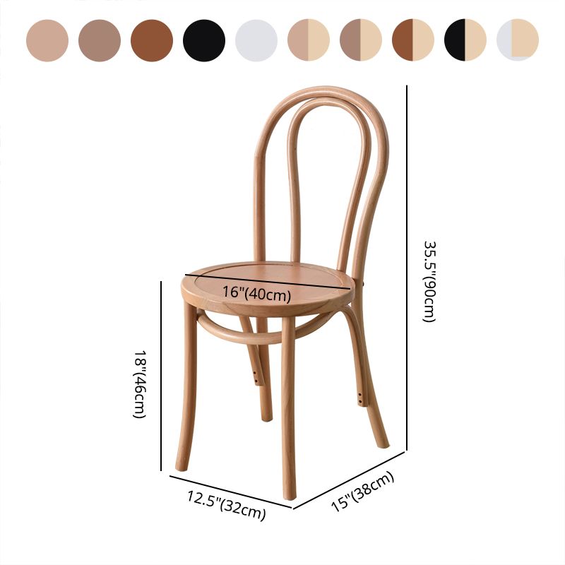Contemporary Style Solid Wood Chair Windsor Back Side Kitchen Dining Chairs Clearhalo ' kitchen&dining_furn' 'Dining Chairs' 'Dining Tables & Seating' 'dining_chair' 'furn' 'furn_dining_chair' 'Furniture' 'furniture_dining_chair' 'Kitchen & Dining Furniture' 'kitchen' 1200x1200_843f7320-825f-4c2e-887e-47ef968b482a