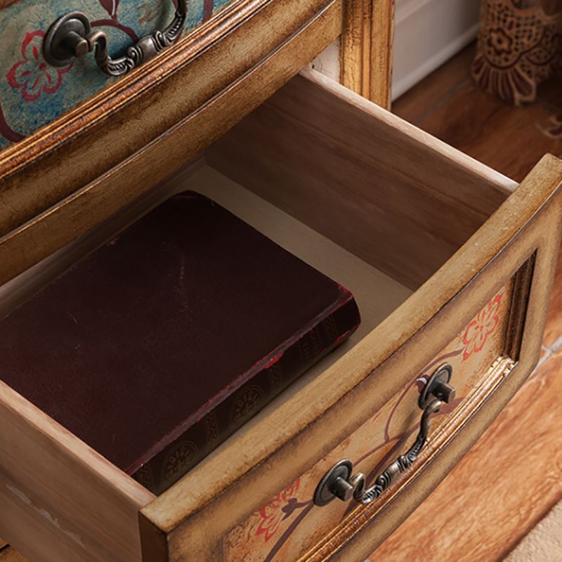 Comò in legno massiccio tradizionale cassettiera del torace con cassetti 3/4/5