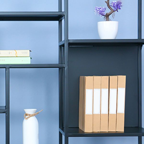 Gold and Black Floor Book Shelf Open Shelf Bookcase with Shelves Clearhalo 'Bookcases' 'furn' 'furn_bookcases' 'Furniture' 'Office Furniture' 1200x1200_844261ec-2519-42b7-82ce-47c980edfc7f