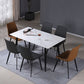 Rectangle Sintered Stone Two-Color Dining Table Modern 4 Legs Table for Dining Room Clearhalo ' dining_table' 'Dining Tables & Seating' 'Dining Tables' 'furn' 'furn_dining_table' 'Furniture' 'furniture_dining_table' 'Kitchen & Dining Furniture' 'kitchen&dining_furn' 'kitchen' 'kitchen_dining_table' 1200x1200_8443c4fb-e6ba-4194-8b88-629b2b327e05