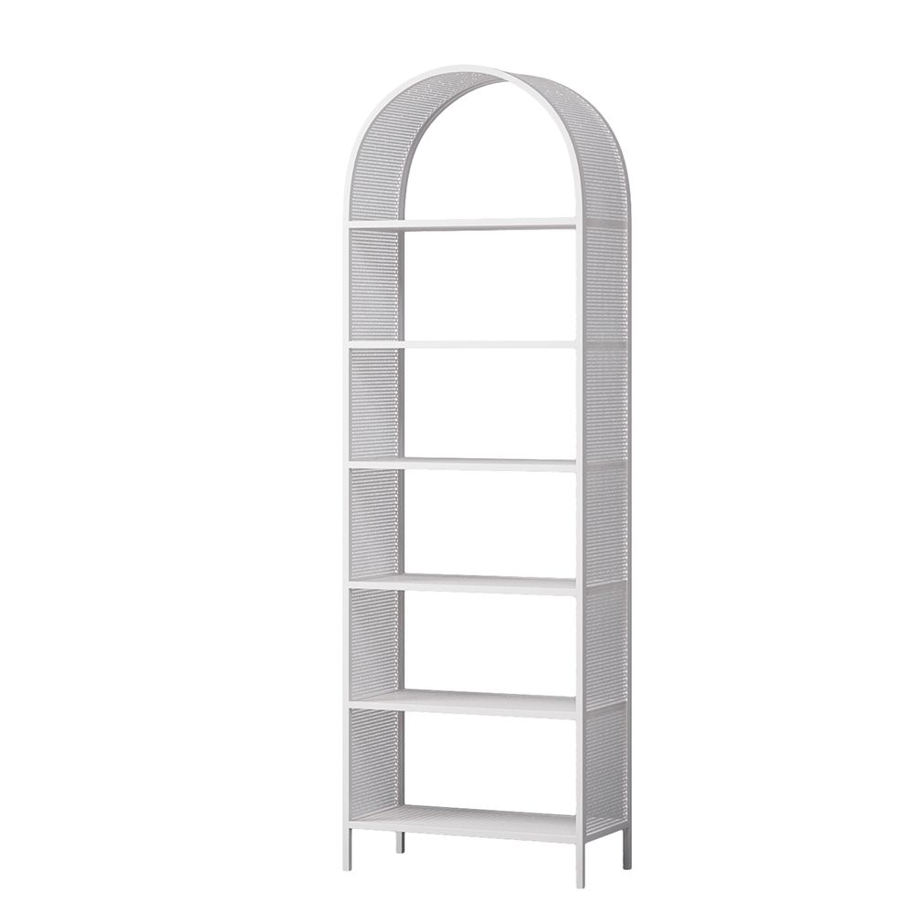 Shelves Included Glam Bookcase Standard Metal Open Back Bookshelf