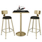 Glam Table and Stool Set 1/2/3/5 Pieces Bar Pub Table Set for Dining Room Clearhalo 'Bar Furniture' 'furn' 'furn_home_bar_bar_sets' 'Furniture' 'Home Bars & Bar Sets' 'home_bar_bar_sets' 'Kitchen & Dining Furniture' 1200x1200_844665f1-aab0-441e-b9b0-b8b0b2a1814d