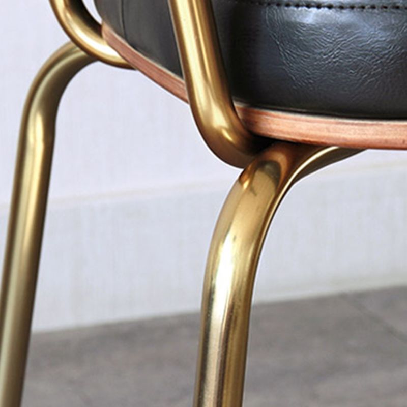 Industrial Style Upholstered Armless Dining Chairs Open Back Dining Side Chairs Clearhalo ' kitchen&dining_furn' 'Dining Chairs' 'Dining Tables & Seating' 'dining_chair' 'furn' 'furn_dining_chair' 'Furniture' 'furniture_dining_chair' 'Kitchen & Dining Furniture' 'kitchen' 1200x1200_84469e4f-bf70-4833-a8a4-d79dc18ce513