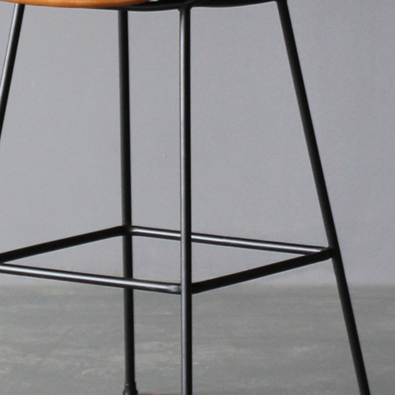 Living Room Counter Stool Leather Bucket Seat Nordic Stool 1 Piece Clearhalo 'Bar Furniture' 'Bar Stools' 'bar_stools' 'furn' 'furn_bar_stools' 'furniture_bar_stools' 'Kitchen & Dining Furniture' 'kitchen&dining_furn' 'kitchen' 'kitchen_furn' Furniture' 1200x1200_84476cd6-9e1b-4c93-992a-c448cd7fcc18