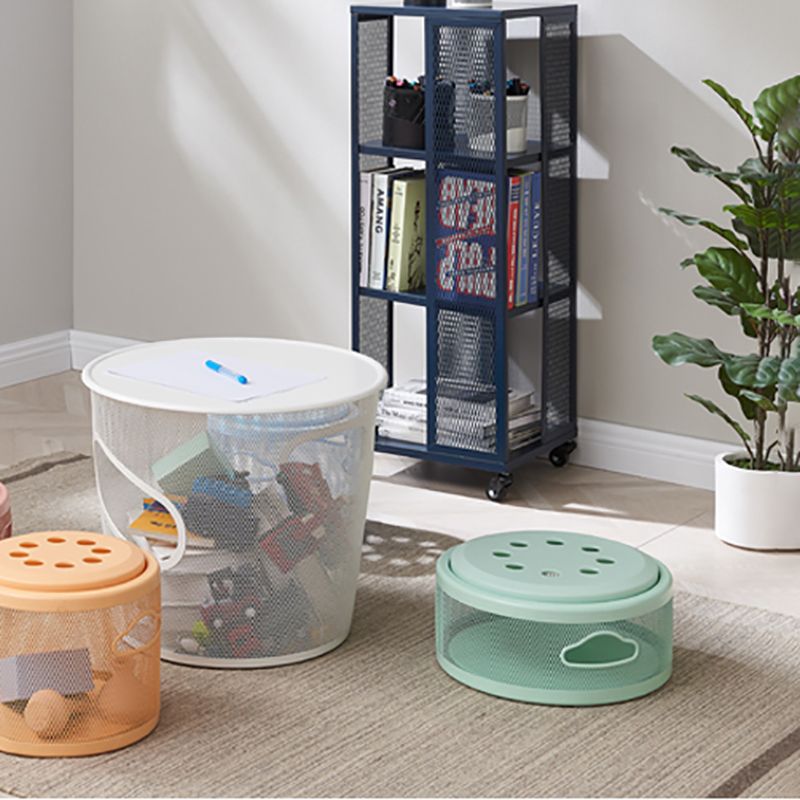 Scandinavian Metal Open Etagere Bookshelf with Iron Frame and Shelf Clearhalo 'Bookcases' 'Furniture' 'furniture_bookcases' 'Office Furniture' 1200x1200_844ac55b-2c2b-4d0d-91ad-af6dce63b6dc