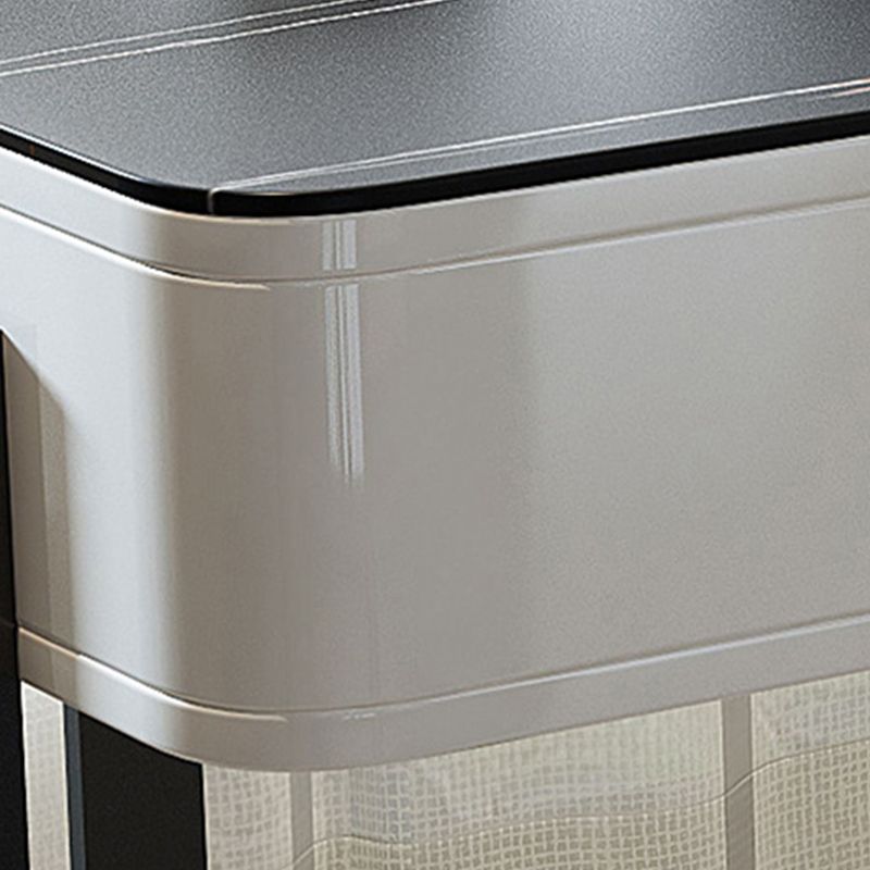 Bureau d'écriture en marbre contemporain 1 Drawer Bureau de bureau pour la maison