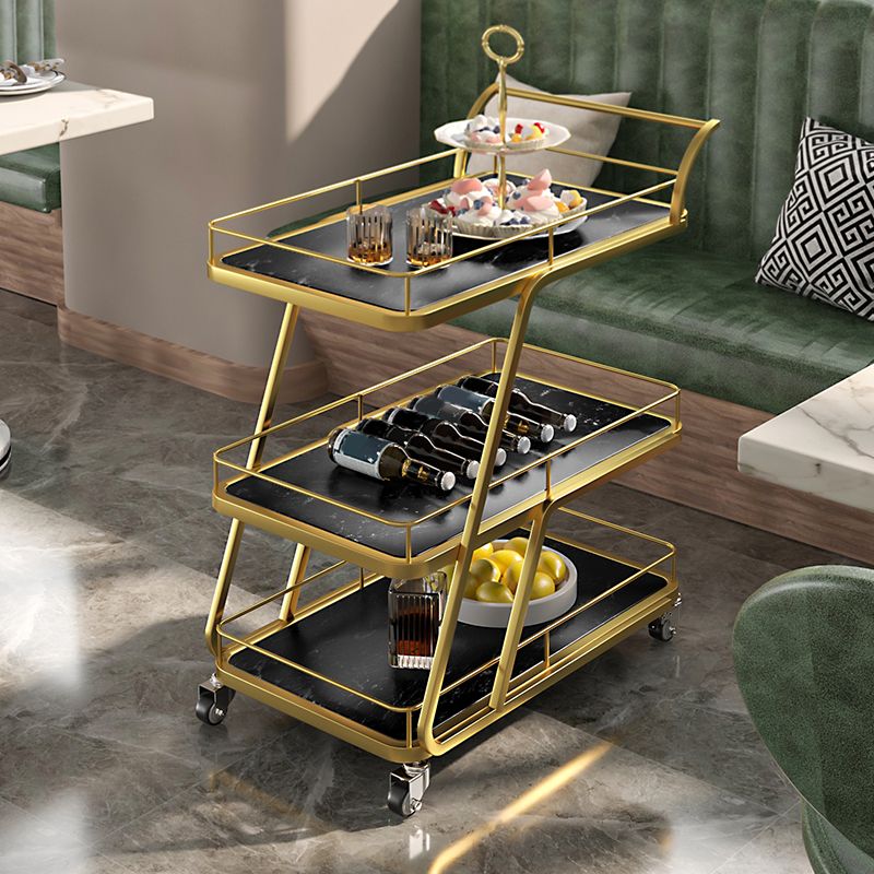 Rolling Contemporary Prep Table Metal Prep Table for Kitchen Clearhalo 'furn' 'furn_kitchen_islands_carts' 'Furniture' 'Kitchen & Dining Furniture' 'Kitchen Islands & Carts' 'kitchen_islands_carts' 1200x1200_844dac80-381a-4b52-8937-3468f7fba8c6