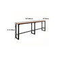 Set tavolo da bar in stile moderno Tavolo da bar rettangolare da 1/2/5 pezzi con sgabelli alti