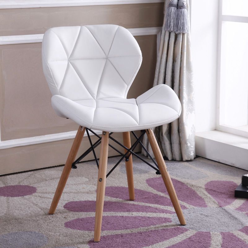 PU Chair18.5" L x23.6"W x27.5"H Armless MW Chair for Living Room Clearhalo 'Accent Chairs' 'accent_chairs' 'Chairs & Seating' 'Furniture' 'furniture_accent_chairs' 'Living Room Furniture' 1200x1200_8451b298-6c8f-4dc9-9a91-16b9784389c2