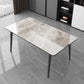 Sintered Stone Two-Color Dining Table Simplicity 4 Legs Table for Dining Room Clearhalo ' dining_table' 'Dining Tables & Seating' 'Dining Tables' 'Furniture' 'furniture_dining_table' 'Kitchen & Dining Furniture' 'kitchen&dining_furn' 'kitchen' 'kitchen_dining_table' 1200x1200_8451e008-e3e5-4d5c-9e34-18af0f6ccfe4
