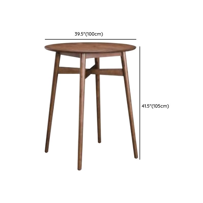 1/3/4 Pieces Table and Stool Set Contemporary Brown Solid Wood Clearhalo 'Bar Furniture' 'furn' 'furn_home_bar_bar_sets' 'Furniture' 'Home Bars & Bar Sets' 'home_bar_bar_sets' 'Kitchen & Dining Furniture' 1200x1200_8451ff48-5a07-478e-b64e-759e5a3e1252