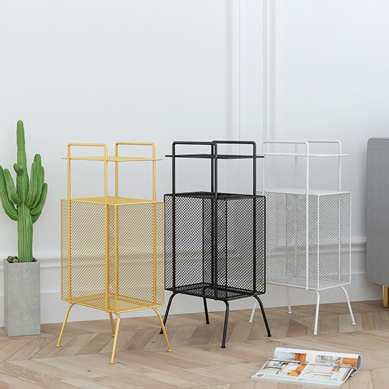 Estantería estándar de metal escandinavo 3 estantes abiertos biblioteca