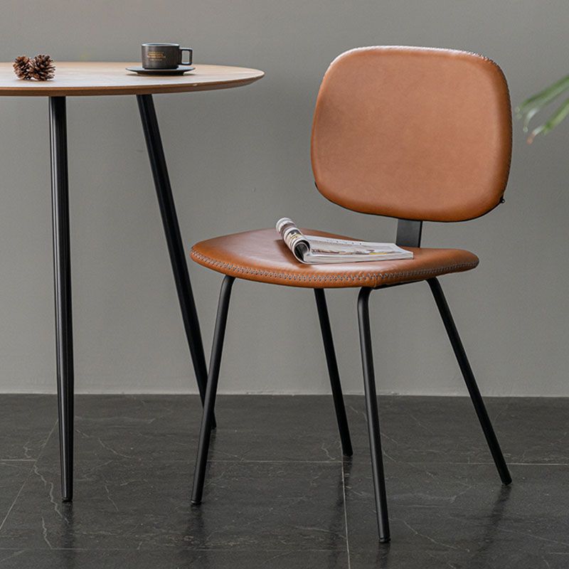 Contemporary Upholstered Open Arm Chair Matte Finish Home Dining Chair Clearhalo 'Dining Chairs' 'Dining Tables & Seating' 'dining_chair' 'furn' 'furn_dining_chair' 'Furniture' 'furniture_dining_chair' 'Kitchen & Dining Furniture' 1200x1200_84558684-8d75-4f3f-aa9b-b2858fbd8e6b