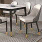 Traditional Luxury Rectangle Dining Table Sintered Stone Table with 4 Legs for Dining Room Clearhalo ' dining_table' 'Dining Tables & Seating' 'Dining Tables' 'Furniture' 'furniture_dining_table' 'Kitchen & Dining Furniture' 'kitchen&dining_furn' 'kitchen' 'kitchen_dining_table' 1200x1200_84560e4e-810d-4939-b9ac-6aa1e59757ec