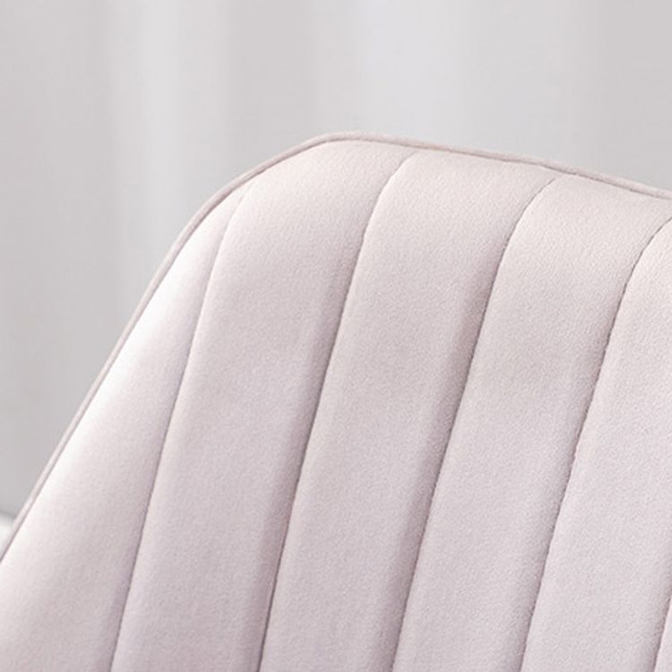 Nordic Glam Style Dining Chair Arm Side Chair with Metal Legs Clearhalo 'Dining Chairs' 'Dining Tables & Seating' 'dining_chair' 'Furniture' 'furniture_dining_chair' 'Kitchen & Dining Furniture' 1200x1200_8456f73a-72f0-4941-bbe1-db718de62b7e