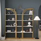 12"W Bookshelf Open Back Glam Style Bookcase for Study Room Home Office Clearhalo 'Bookcases' 'furn' 'furn_bookcases' 'Furniture' 'furniture_bookcases' 'kitchen' 'kitchen_bookcases' 'Living Room Furniture' 'Office Furniture' 1200x1200_845ffde7-69af-4a24-acba-d3ec5244b80c