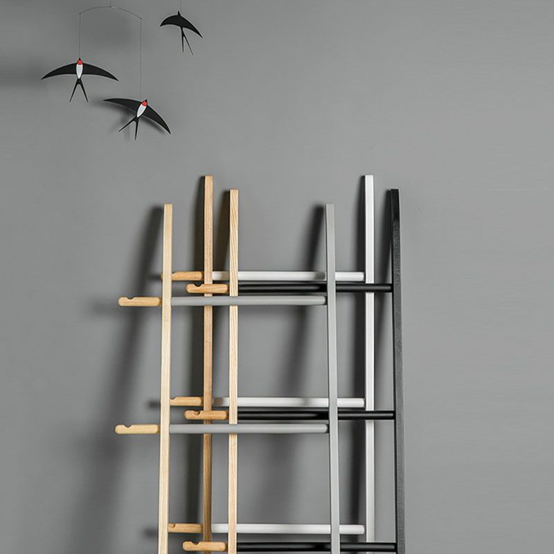 Modern Simple Hall Stand Indoor Wooden Free Standing Hall Stand - Clearhalo