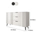 Wood and Stone Dining Server Contemporary Server with 3 Drawers Clearhalo 'buffet_sideboard' 'Buffets & Sideboards' 'furn' 'furn_buffet_sideboard' 'Furniture' 'Kitchen & Dining Furniture' 1200x1200_84693ba8-082a-4a51-9cbb-9bc5f80f07d3