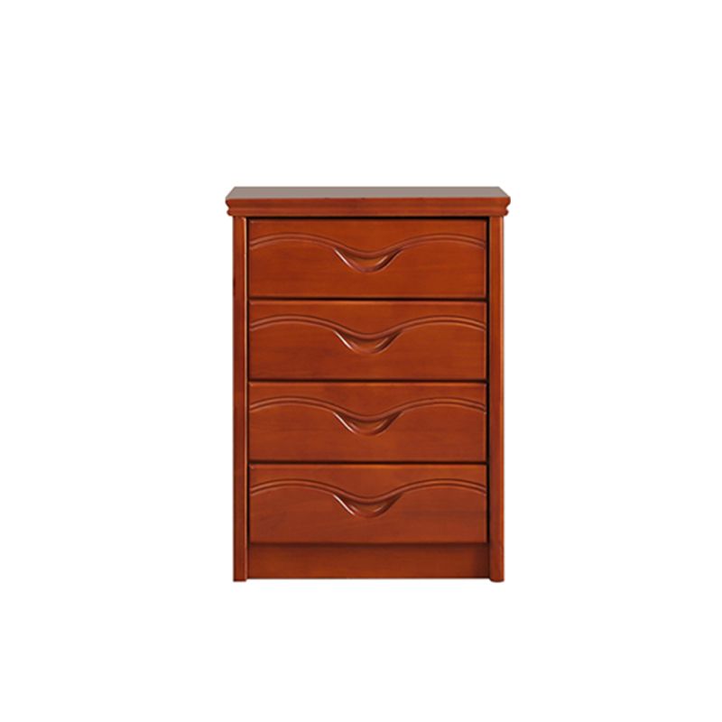 Mid-Century Modern Brown Accent Chest with Drawers Chest in Rubberwood Clearhalo 'Cabinets & Chests' 'cabinets_chests' 'furn' 'furn_cabinets_chests' 'Furniture' 'Living Room Furniture' 1200x1200_846c5477-f60c-4b3b-a67d-3dd39ea97ee1