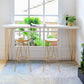 Glam Style Rectangle Bar Table White Colour Bar Dining Table with 4 Legs Clearhalo 'Bar Furniture' 'Bar Tables' 'bar_tables' 'furn' 'furn_bar_tables' 'Furniture' 'Kitchen & Dining Furniture' 1200x1200_846d112d-8440-4d40-aad3-bb8e08fb198c