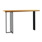 Wood Counter Table with Rectangle Table Top Double Pedestal Table- 41.3" H Clearhalo 'Bar Furniture' 'Bar Tables' 'bar_tables' 'furn' 'furn_bar_tables' 'Furniture' 'furniture_bar_tables' 'Kitchen & Dining Furniture' 1200x1200_846e1300-fddb-456b-aa00-bd4d8ef911f0