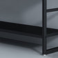 3/4/5-Shelf Iron Etagere Bookshelf Black and White Vertical Bookcase for Living Room Clearhalo 'Bookcases' 'furn' 'furn_bookcases' 'Furniture' 'furniture_bookcases' 'Office Furniture' 1200x1200_846f8025-67f4-43ec-9e60-1f77ce158bab