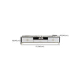 Console televisiva contemporanea ingegnerizzata in legno aperto console multimediale