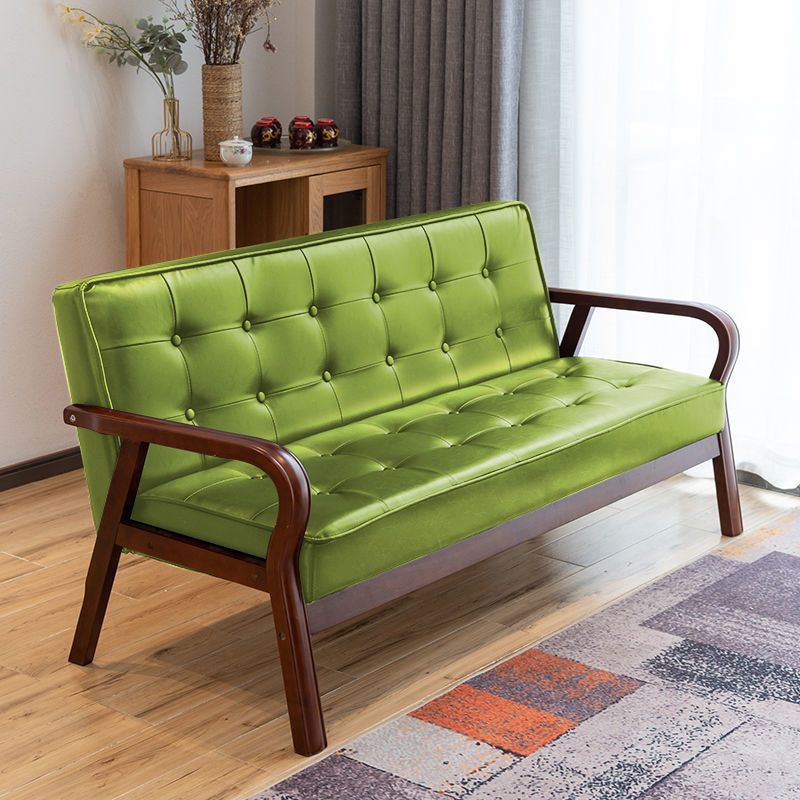 29.5"H Faux Leather Tuxedo Solid Color Square Arm Sofa for Living Room Clearhalo 'furn' 'furn_sofas' 'Furniture' 'furniture_sofas' 'Living Room Furniture' 'Sofa' 'sofas' 1200x1200_84724453-f963-44bf-afe3-c6c2d3c71983