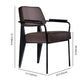 Scandinavian Home Arm Chair Open Back Upholstered Metal Dining Room Chair Clearhalo ' kitchen&dining_furn' 'Dining Chairs' 'Dining Tables & Seating' 'dining_chair' 'Furniture' 'furniture_dining_chair' 'Kitchen & Dining Furniture' 'kitchen' 1200x1200_84731efa-1f21-4467-8f43-104f49c84746