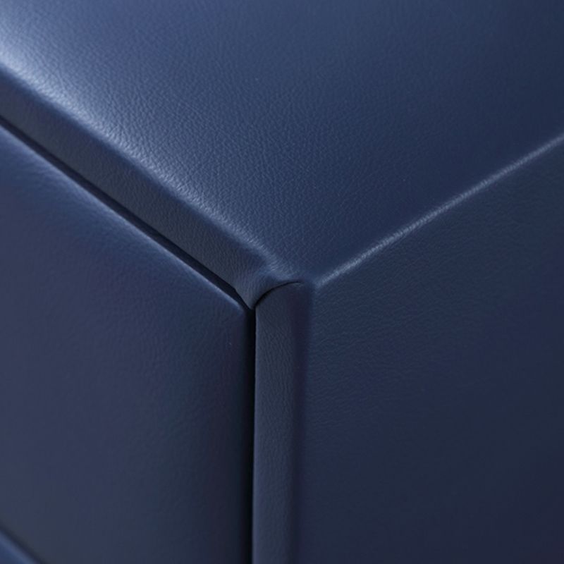 19'' Tall Glam Bedside Cabinet 2-Drawer Solid Wood Faux Leather Legs Included Nightstand Clearhalo 'Bedroom Furniture' 'furn' 'furn_night_stand' 'Furniture' 'night_stand' 'Nightstands' 1200x1200_84732c68-cfeb-49f6-ba32-ee8f68480e9c