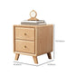 Modernism Storage Night Table 2/3 Drawers Wood Bed Nightstand for Bedroom