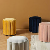 Solid Color Flannel Standard Stool Modern Style Simple Unique Shape Stool Clearhalo 'furn' 'furn_ottomans_poufs' 'Furniture' 'Living Room Furniture' 'Ottomans & Poufs' 'ottomans_poufs' 1200x1200_847729be-20cd-4dcf-b8f8-5d19e1faab21