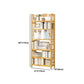 Adjustable Wood Book Shelf Bamboo Natural Shelf Bookcase Open Shelf Shelves Included Clearhalo 'Bookcases' 'furn' 'furn_bookcases' 'Furniture' 'Office Furniture' 1200x1200_8479aed5-8315-47ac-aa0a-5d2bfe276614