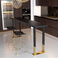 Black Metal Trestle Bistro Bar Desk Rectangle Indoor Contemporary Bar Stool Table Clearhalo 'Bar Furniture' 'Bar Tables' 'bar_tables' 'furn' 'furn_bar_tables' 'Furniture' 'furniture_bar_tables' 'Kitchen & Dining Furniture' 1200x1200_8479ec9a-4dea-4147-995e-098441df524b