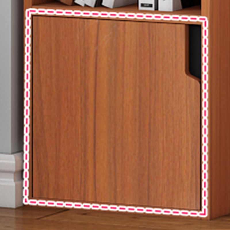 Contemporary Wooden Accent Cabinet with Shelves Storage Cabinet Clearhalo 'Cabinets & Chests' 'cabinets_chests' 'furn' 'furn_cabinets_chests' 'Furniture' 'Living Room Furniture' 1200x1200_847a7456-9716-4b89-9c64-2250c466767c