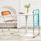 Metal Modern Dining Chair Indoor Folding Open Back Dining Side Chair Clearhalo ' kitchen&dining_furn' 'Dining Chairs' 'Dining Tables & Seating' 'dining_chair' 'furn' 'furn_dining_chair' 'Furniture' 'furniture_dining_chair' 'Kitchen & Dining Furniture' 'kitchen' 1200x1200_847d72f7-a7be-4829-95af-6e6efb6474a4