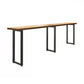 Modern Bar Table Set 1/7 Pieces Solid Wood Rectangle Bar table with Backless Stools Clearhalo 'Bar Furniture' 'furn' 'furn_home_bar_bar_sets' 'Furniture' 'Home Bars & Bar Sets' 'home_bar_bar_sets' 'Kitchen & Dining Furniture' 1200x1200_847ef039-340b-4eb4-8e59-7ee44d2ce0b2