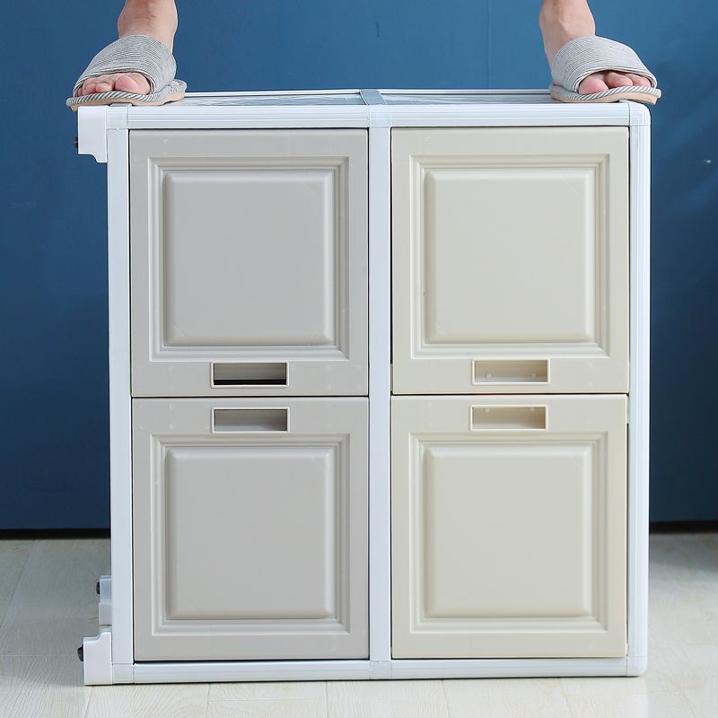 Modern Plastic Cabinets Sideboard Buffet Multicolored Living Room Buffet Clearhalo 'buffet_sideboard' 'Buffets & Sideboards' 'Furniture' 'furniture_buffet_sideboard' 'Kitchen & Dining Furniture' 1200x1200_847f2c8b-cad1-4d2d-9e04-fe13ef704b81